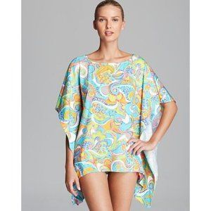 Trina Turk Cosmos Paisley Print Swim Cover-Up Tunic Size XS